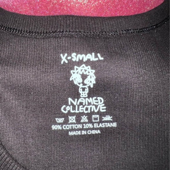 BRAND NEW named collective bling rhinestone tank top - Picture 5 of 5